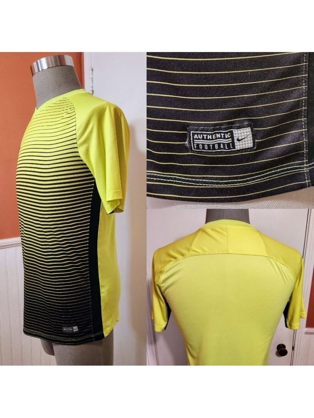 Nike Dri Fit Athletic Bundle Navy Yellow Black Medium - Picture 7 of 11